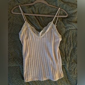 UO Out From Under Ivory Lace Camisole